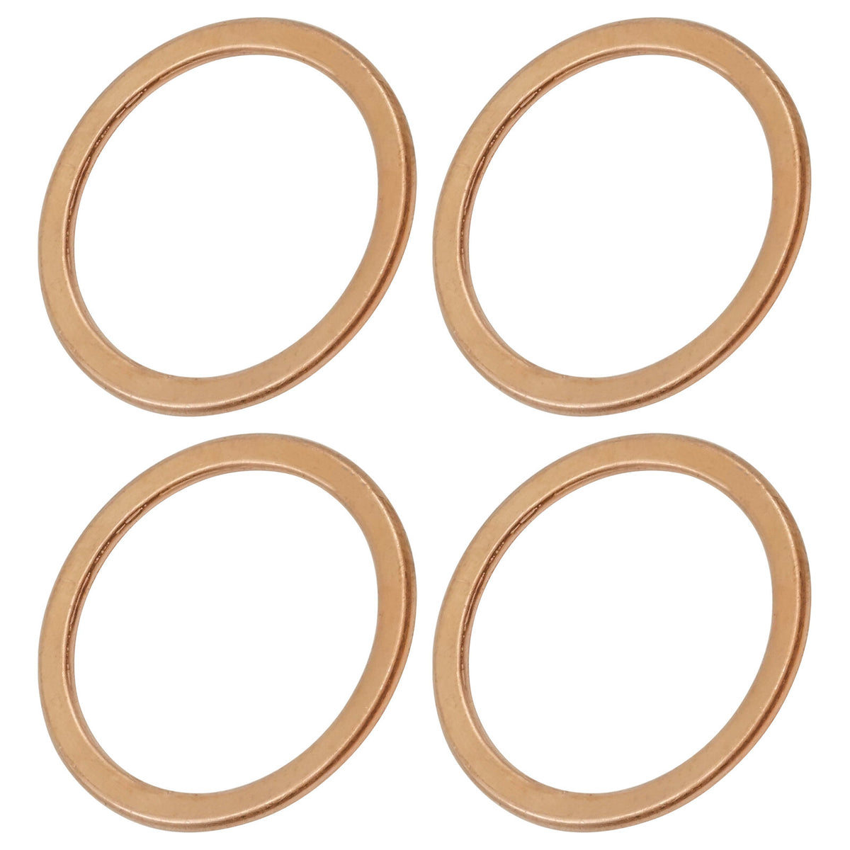 Exhaust Pipe Gaskets 4-Pack for Kawasaki ZX750H Ninja ZX-7 (1989–1990)