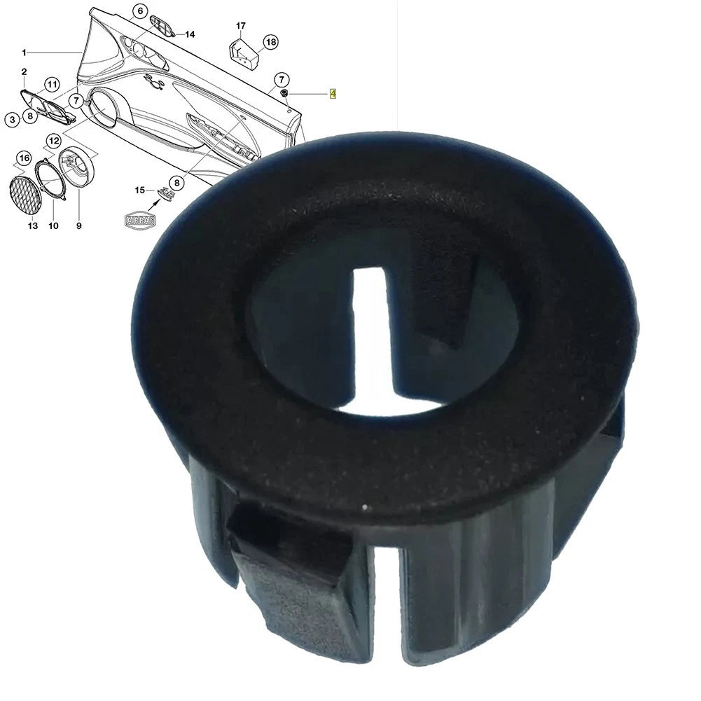 Right Door Lock Pin Button Trim for BMW E46 E63 E64 (2000–2007) OEM 51418223132