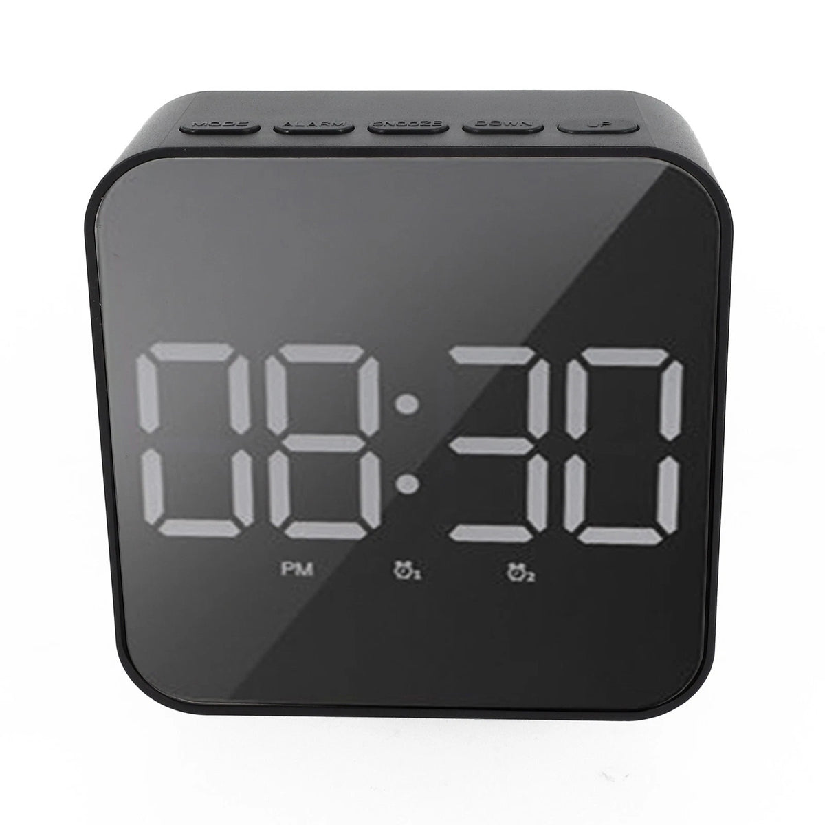 Digital Alarm Clock with Large LED Display and Snooze Function