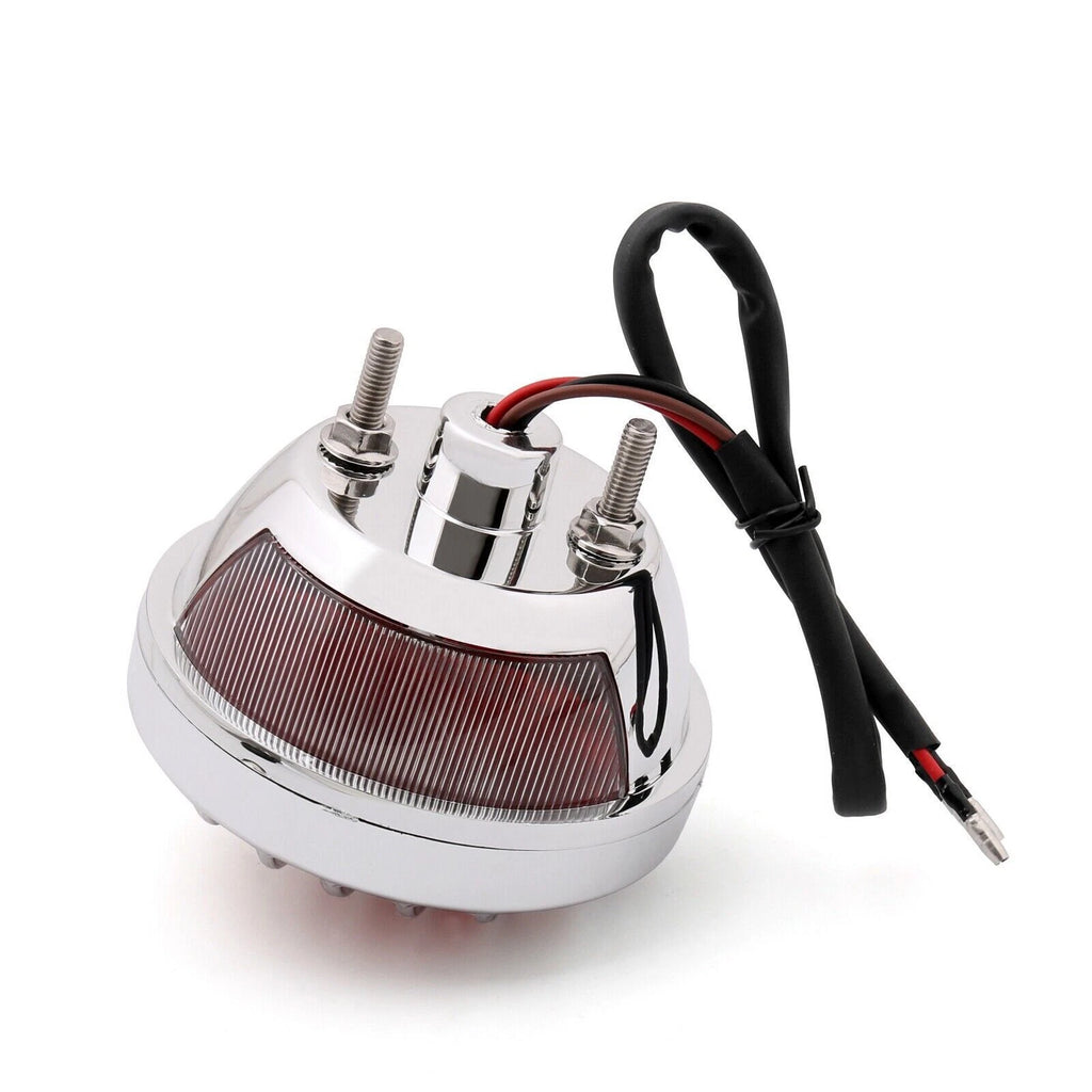 Round Motorcycle Tail Brake Light for Bobber Chopper (T9)