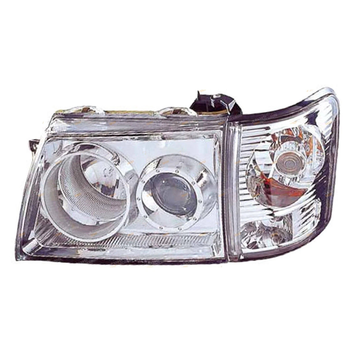 Set of 2 Altezza Headlights & Corner Lights for Toyota Hilux (2001–2005)