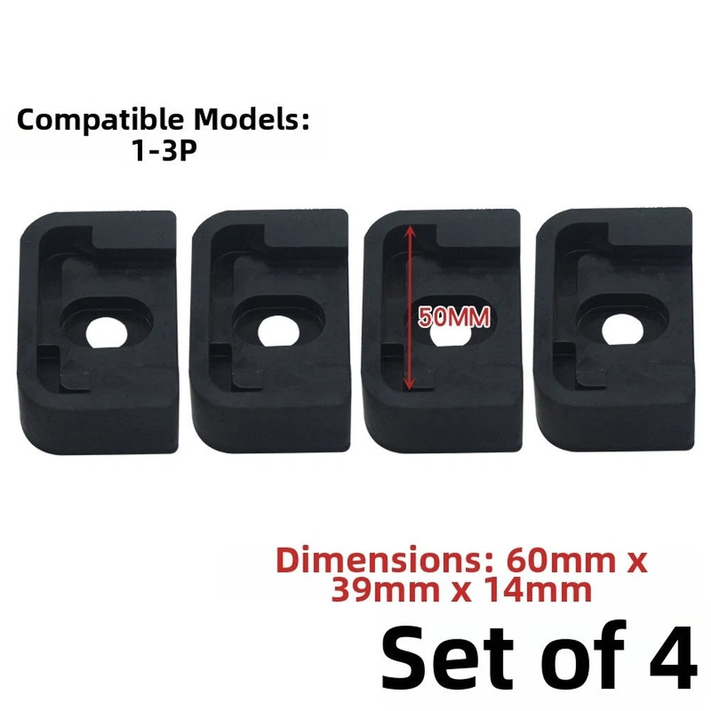 4 x Rubber Vibration Damping Pads for Split AC Outdoor Unit (51x40x12.5mm)
