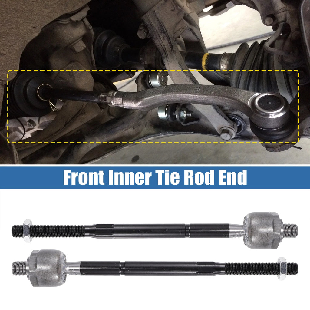 2pcs Front Inner Tie Rod End Link Replacement for Ford Explorer Lincoln MKT (2009–2019)