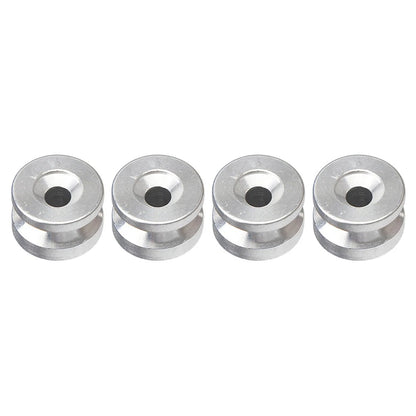 Motorcycle Trunk Base Plate Tail Box Pad Bracket Bushing Pad Spacer Silver