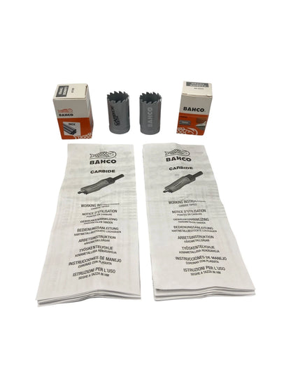 2X Carbide Tipped Holesaw 29mm for Bahco 3832-29