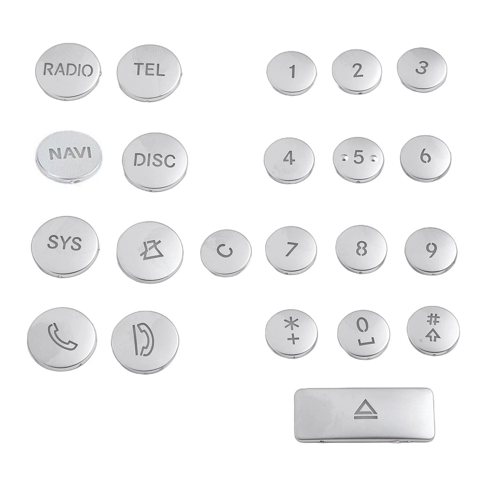 CD Panel Button Trim for Benz C Class W204, GLK X204 (2007–2015)