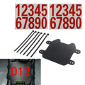 Front Number Plate W/ Red Sticker For Sur-Ron Light Bee Electric Off-road