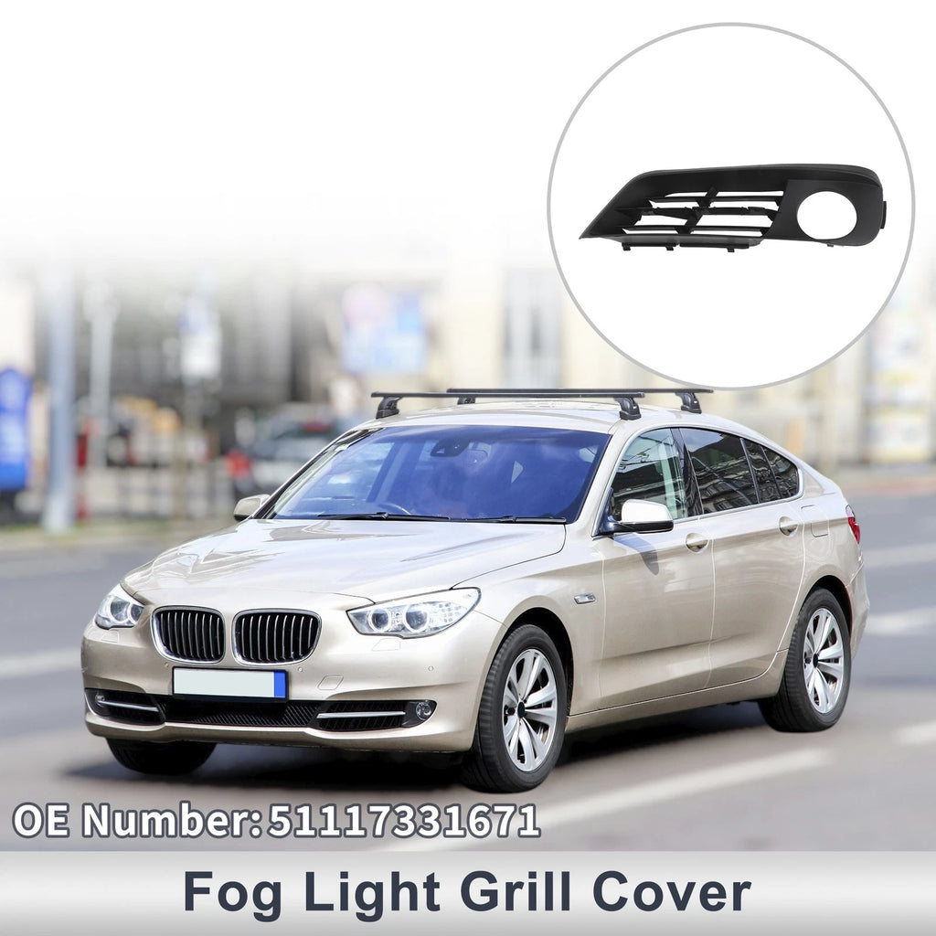 Front Left Fog Light Grill Replacement for BMW 535i GT (2010–2017)