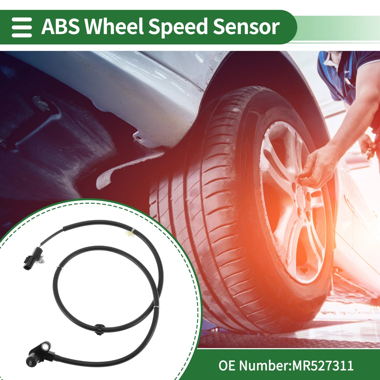 ABS Wheel Speed Sensor Replacement for Mitsubishi Lancer (2002–2007)