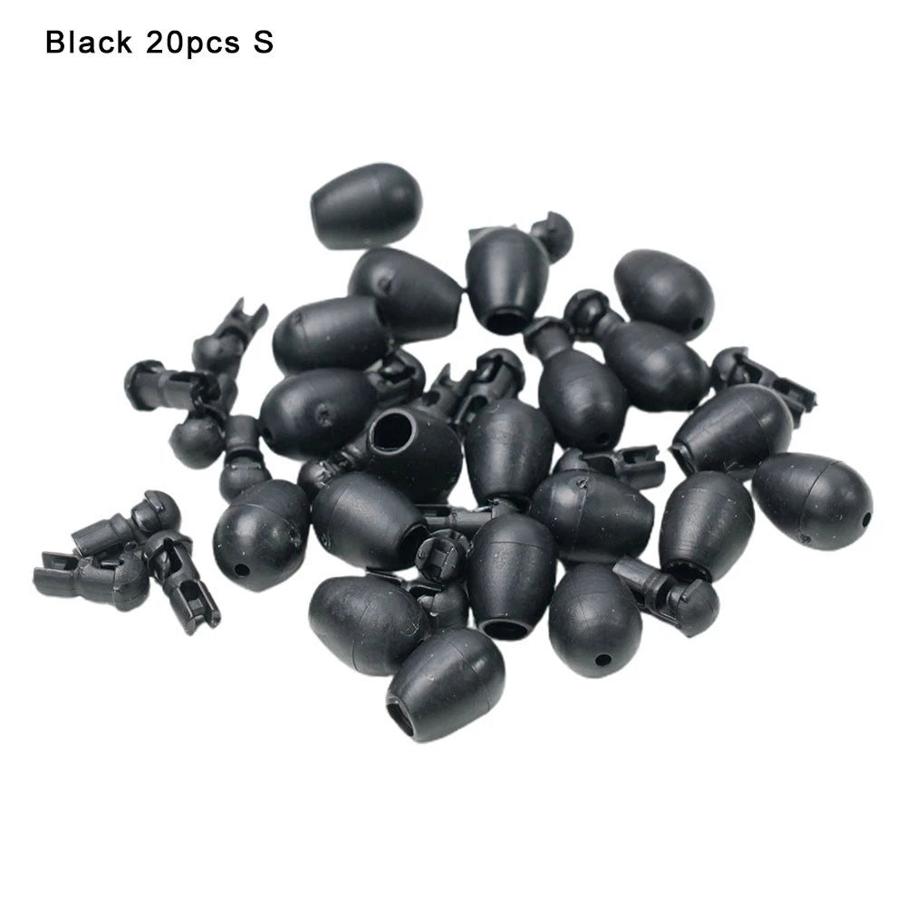 20/50pcs Quick Change Beads for Carp Fishing Shock Bead Feeder