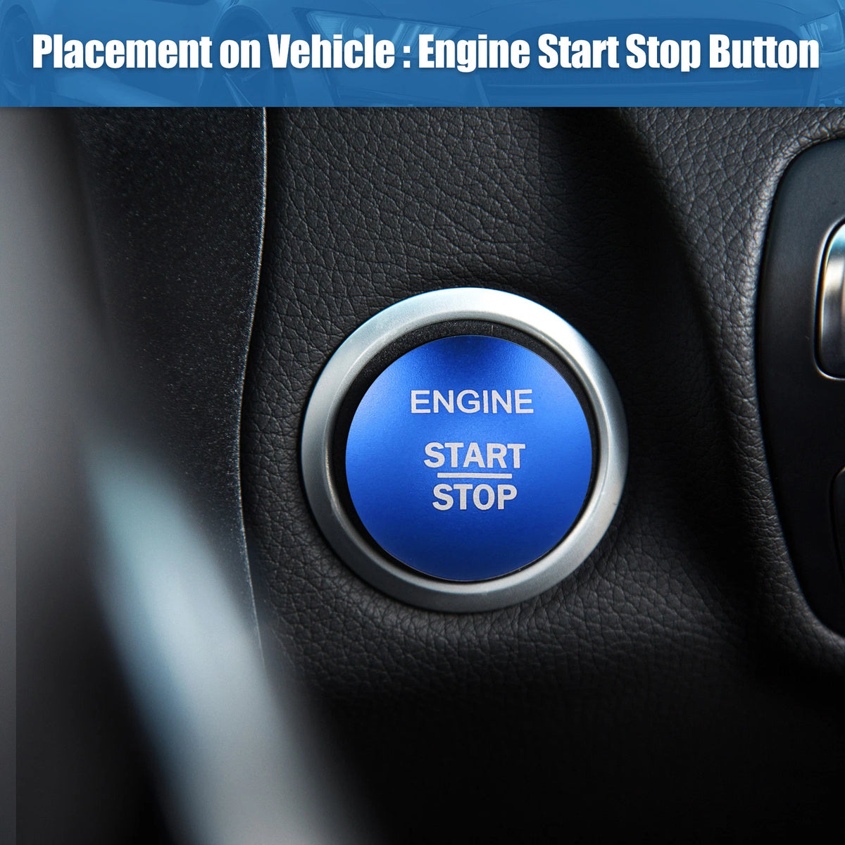 Engine Start Stop Button Cover Trim for Mercedes-Benz E-Class