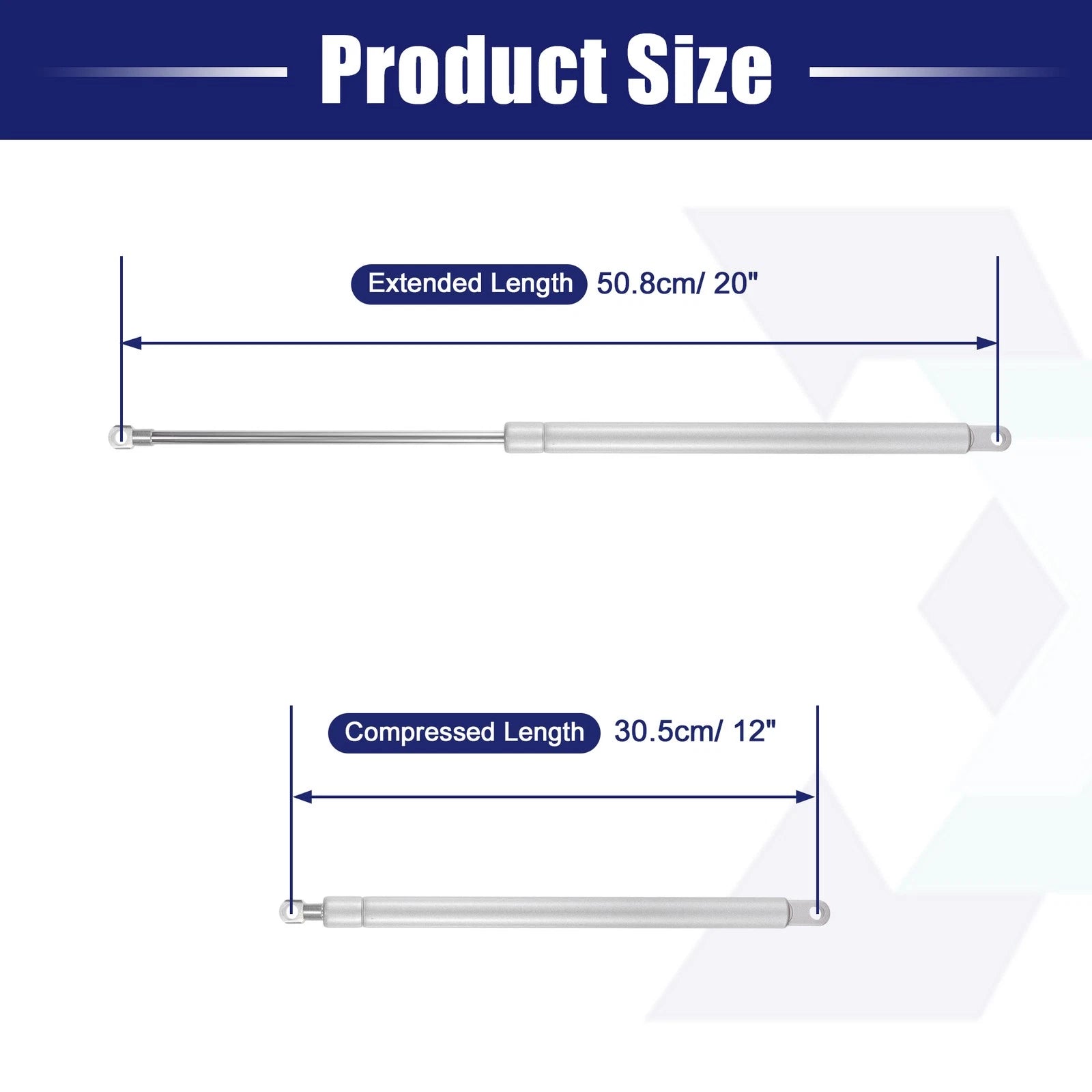 2 Pcs Lift Supports Struts Shocks Gas Spring for Universal Applications (2000–2023)