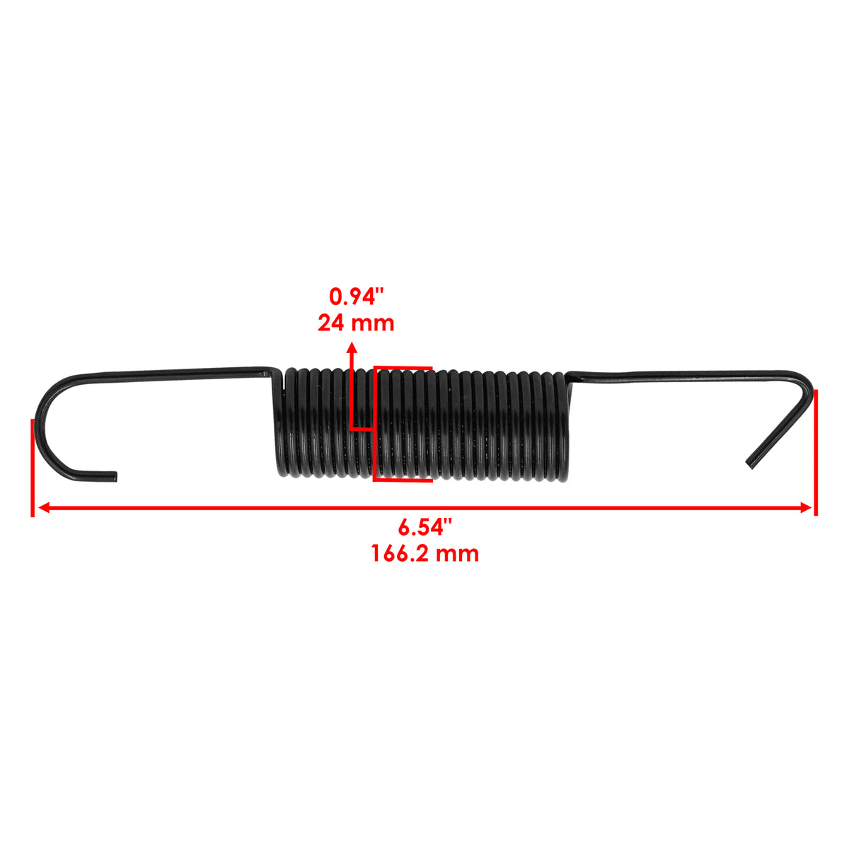 Caltric Idler/Tension Spring Replacement for John Deere LA155 LA165 (1990–2005)