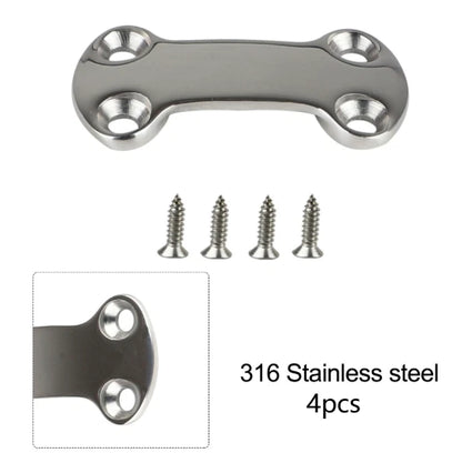 316 SS tie down plate for compact design on decks (25mm)