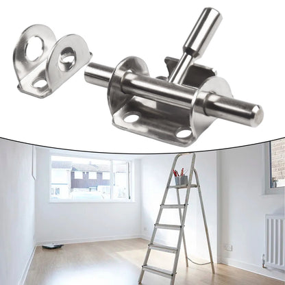 Wooden Door Latch Lock Hasp Sliding Bolt Hardware Security Tools