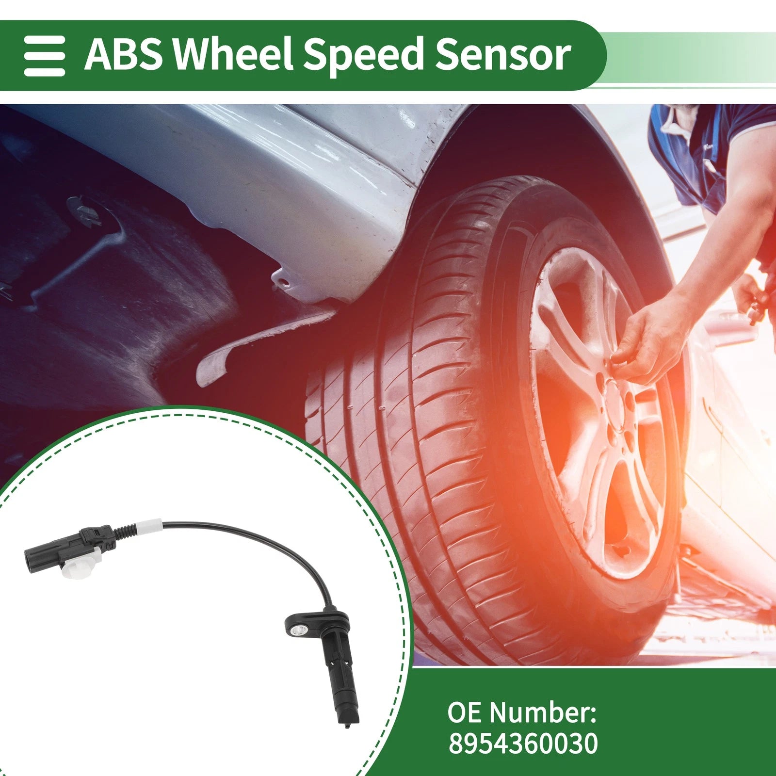 ABS Wheel Speed Sensor Replacement for Toyota Land Cruiser 200 (2008–2021)