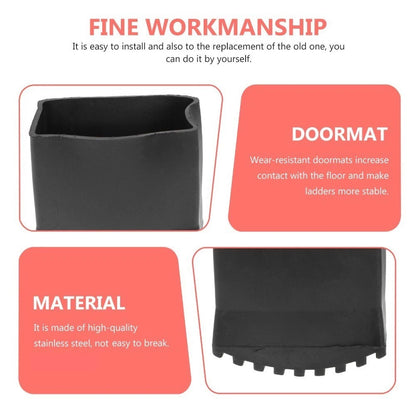 Set of 4 Rubber Feet for Ladder Replacement