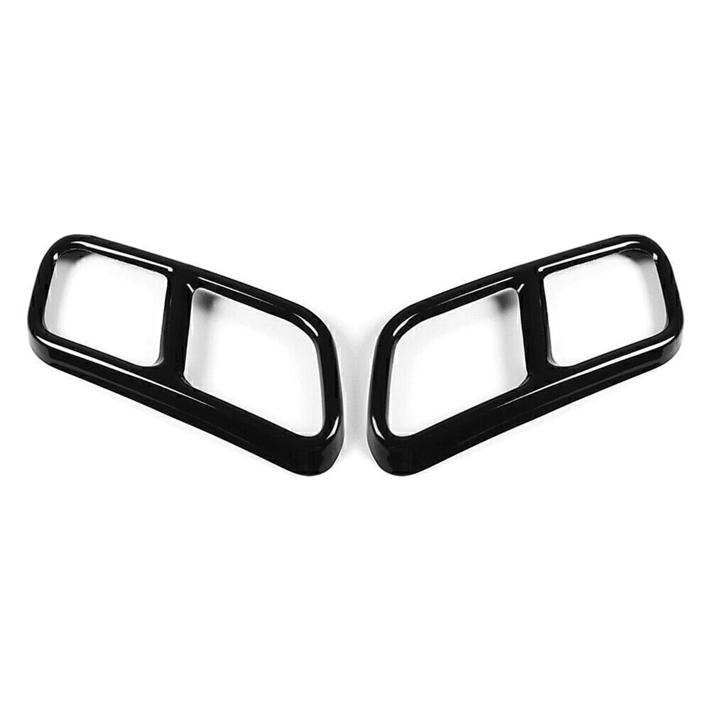 Exhaust Muffler Pipe Tip Tailpipe Cover Trim Fit Benz S Class W221 W222 10-17