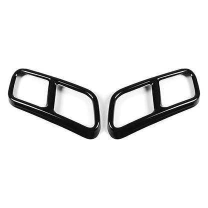 Exhaust Muffler Pipe Tip Tailpipe Cover Trim Fit Benz S Class W221 W222 10-17