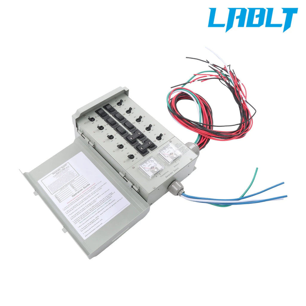 Transfer Switch Kit 30 Amp 10 Circuit for Generator (LABLT 7500 W)