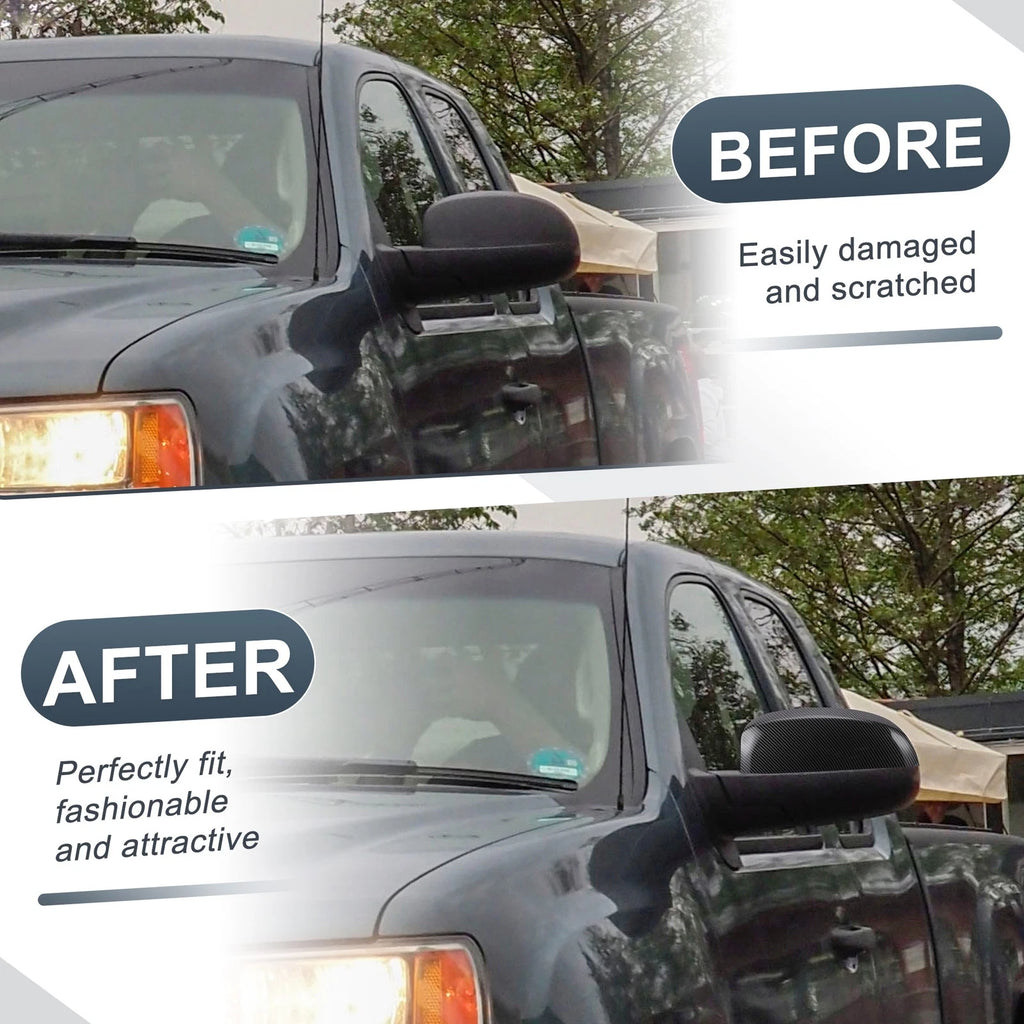 Rearview Mirror Cover Cap Replacement for Chevrolet Avalanche (2002–2013)