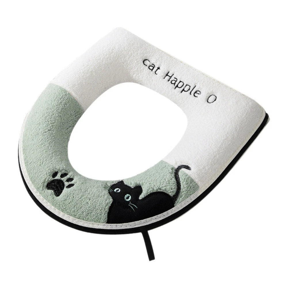 Ushaped Toilet Seat Cover with Zipper for Easy Installation