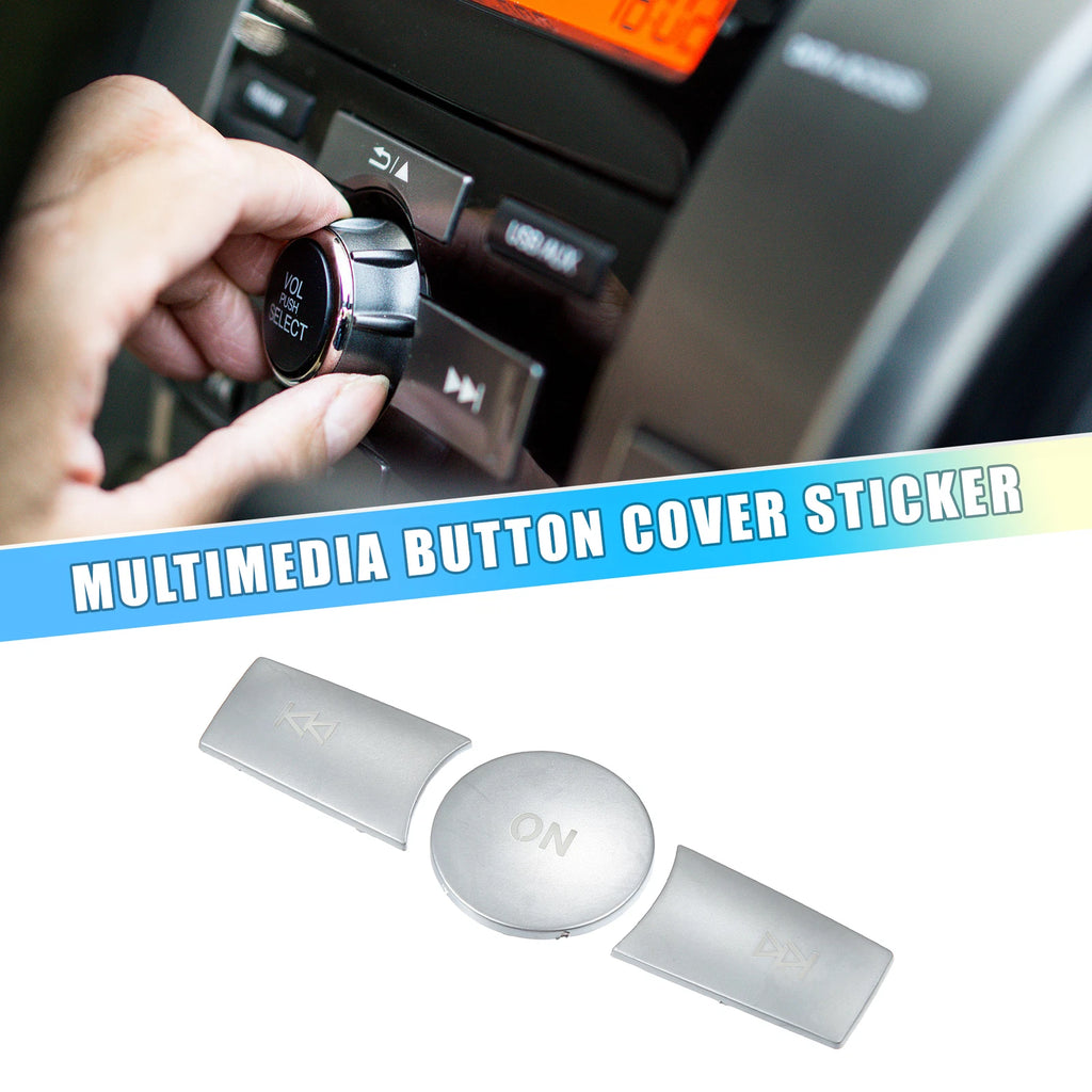 Multimedia Radio Button Cover Sticker for Mercedes-Benz C Class (2005–2015)