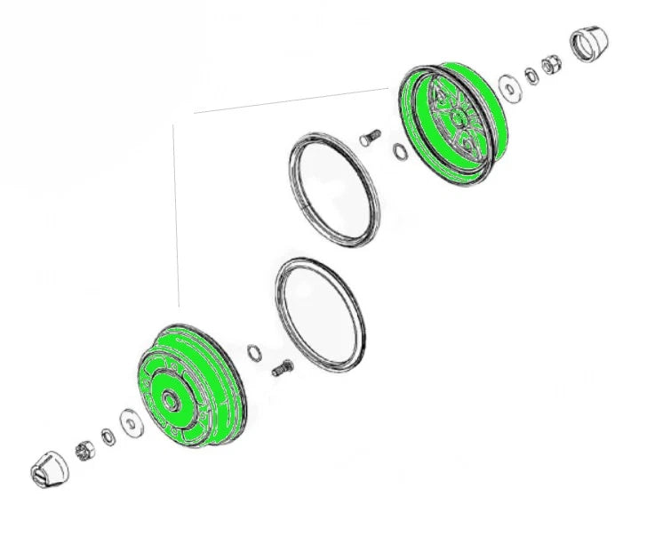 Front Brake Drum for Kawasaki (41038-0034)