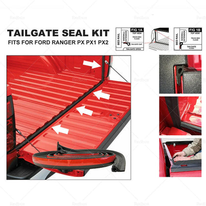 Tailgate Rubber Seal for Ford Ranger (2005–2019), Hilux (2005–2019)