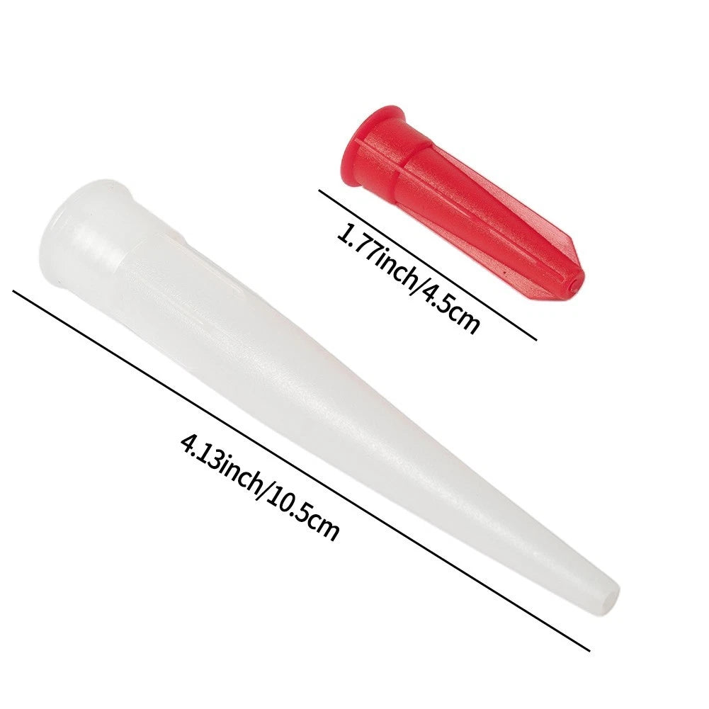 10PCS Silicone Sealant Tube Nozzle for AU Models