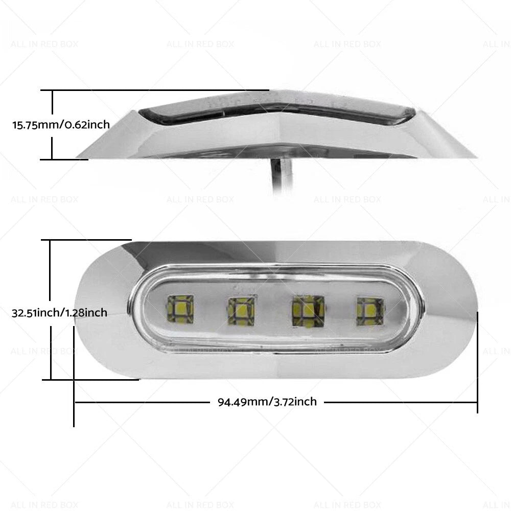 10X LED Side Marker Clearance Light for Truck Trailer (Fits )