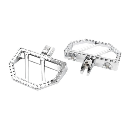 Chrome Front Foot Pegs for Harley Softail (2018–2023)