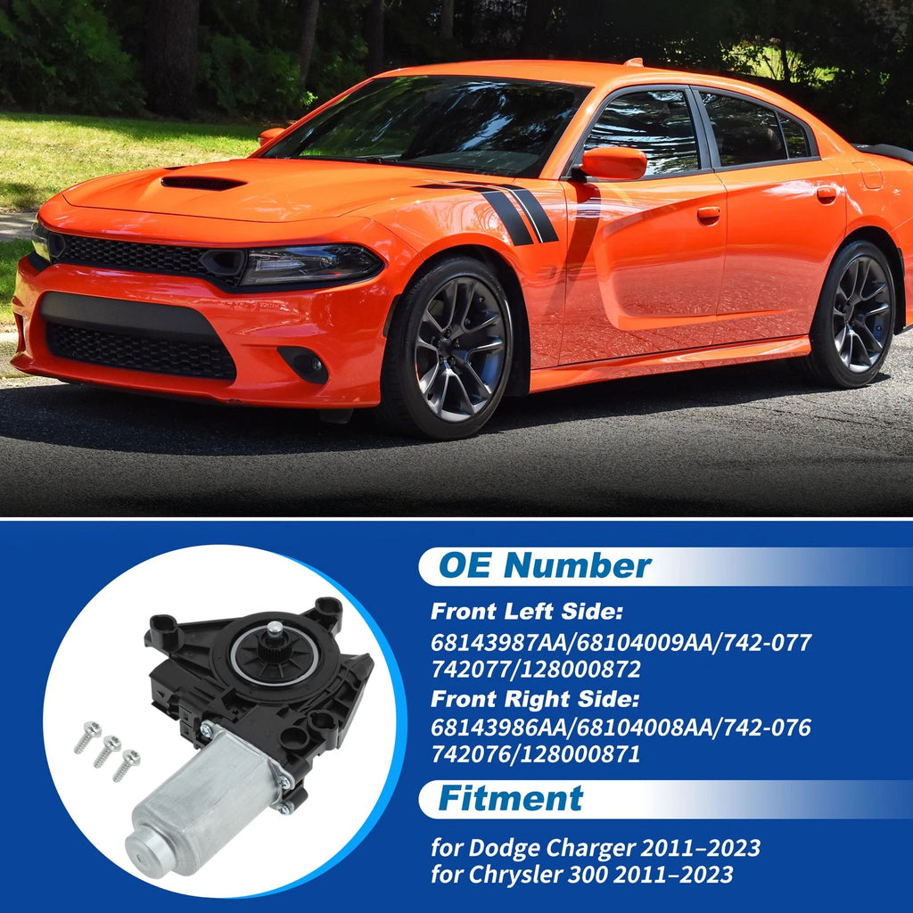 Front Left Side Window Regulator Motor Replacement for Dodge Charger (2006–2010)