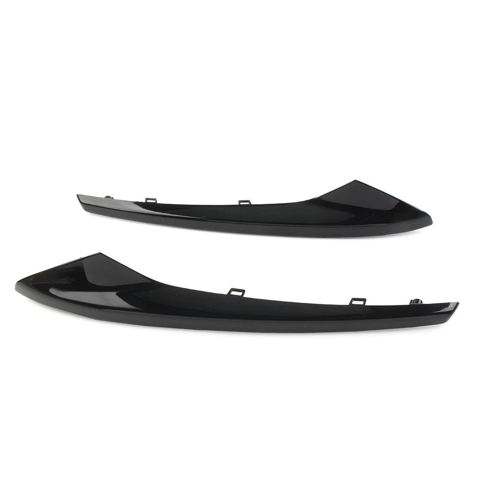 Pair Black Front Bumper Outer Grill Cover for Jaguar XE R-Sport (2015–2019)