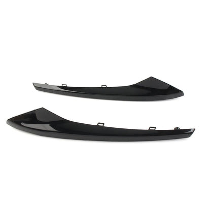 Pair Black Front Bumper Outer Grill Cover for Jaguar XE R-Sport (2015–2019)