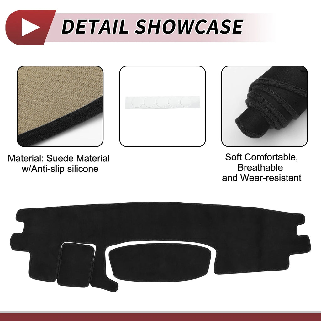 Dashboard Dash Cover Mat Sun Protector for Toyota Roomy Tank (2016–2020)