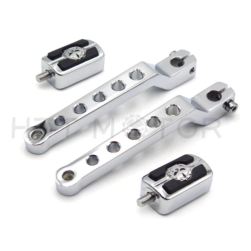 Chrome 7" Skull Shift Lever Arm for Harley Dyna Sportster