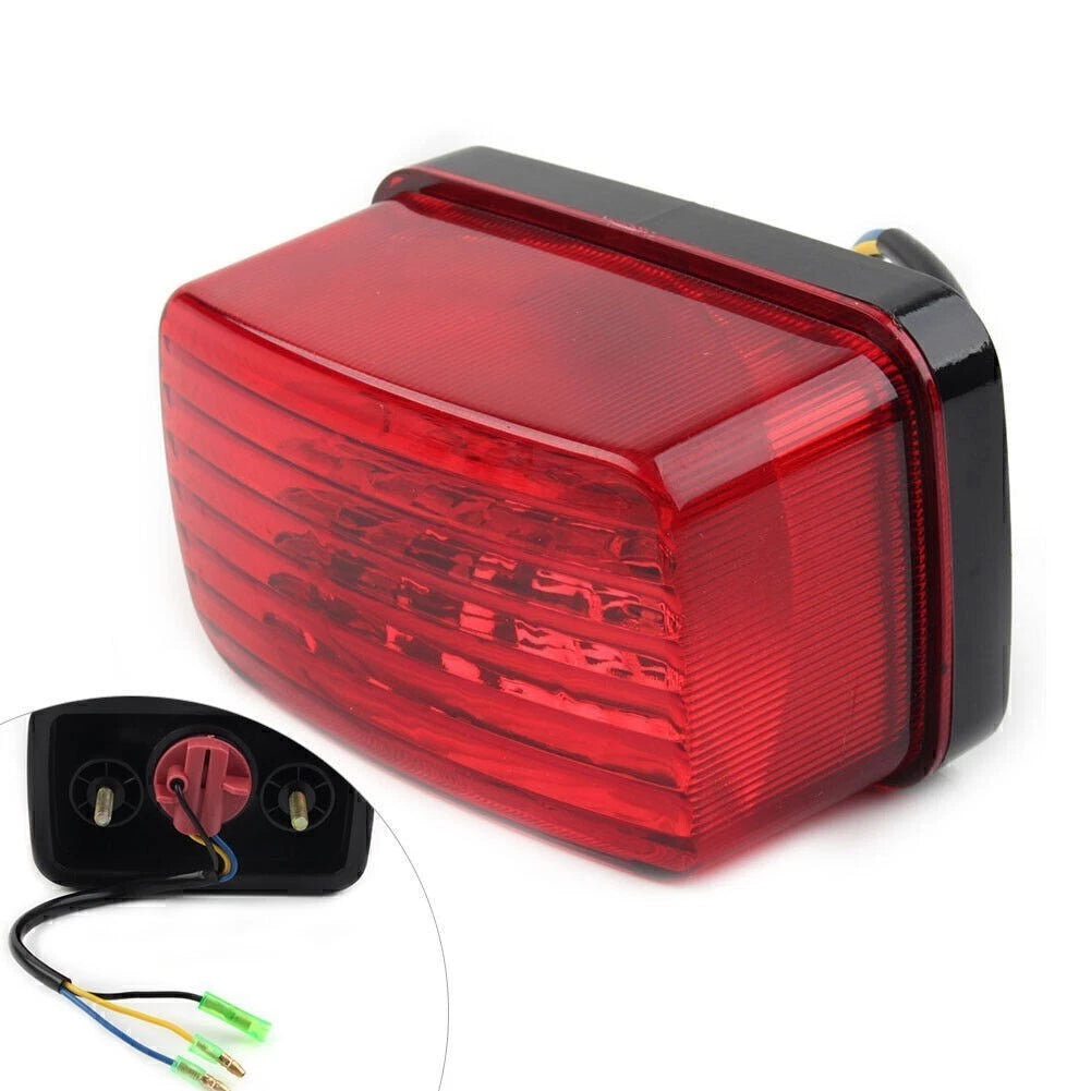 Brake Light Taillight Lens Bulb for Yamaha Banshee Blaster (2002–2006) Red