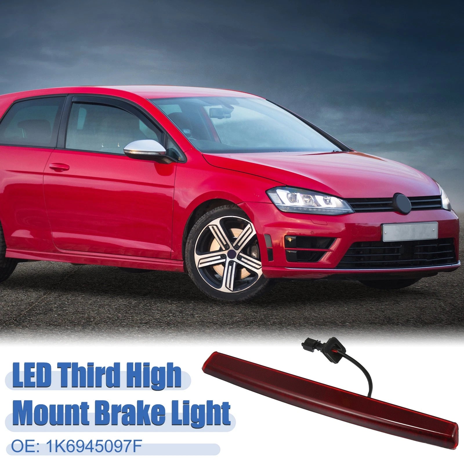 High Mount Rear Brake Stop Light Replacement for Volkswagen GTI (2015–2020)