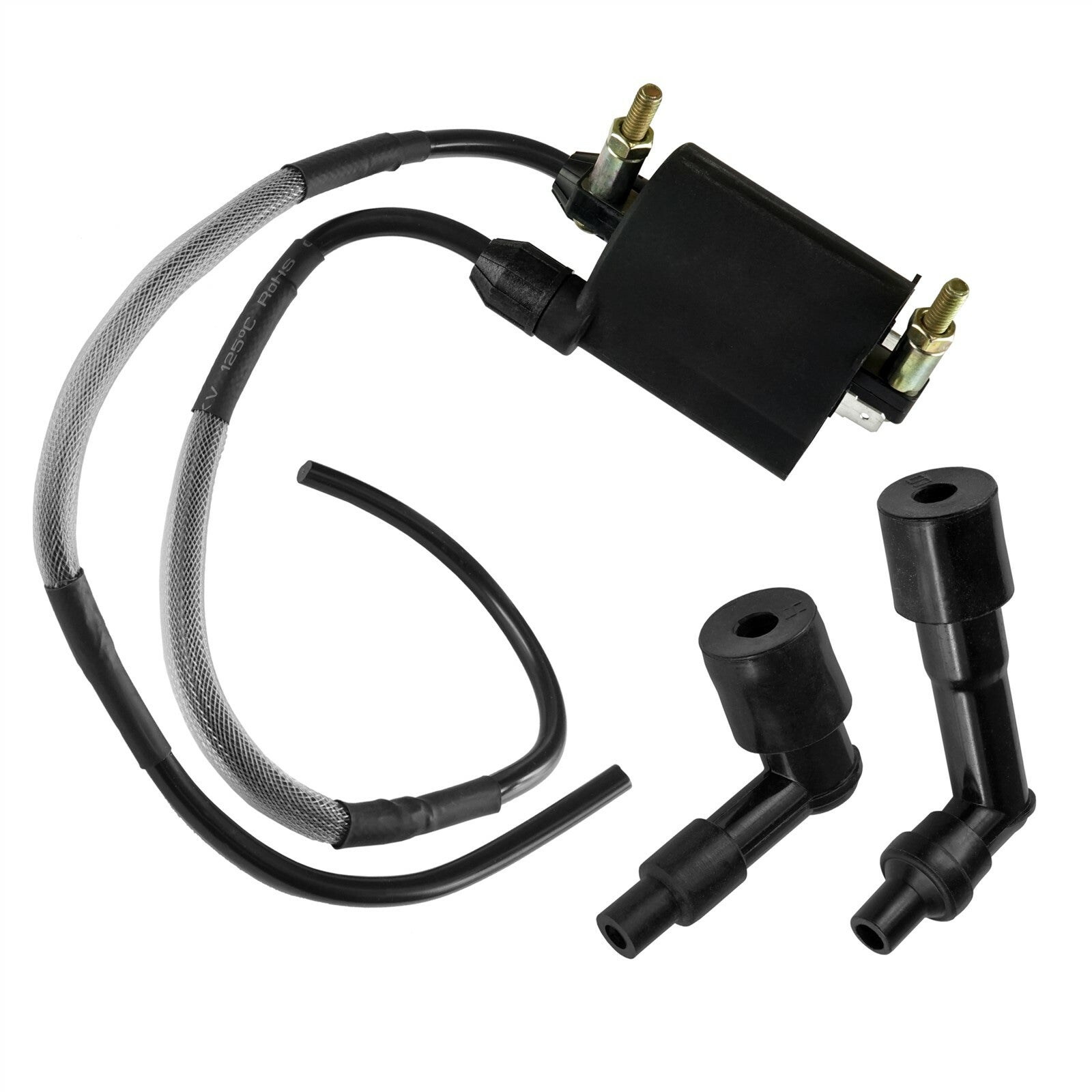 Ignition Coil Spark Plug Boots Wire Set for Kawasaki Vulcan 1500 1999–2005