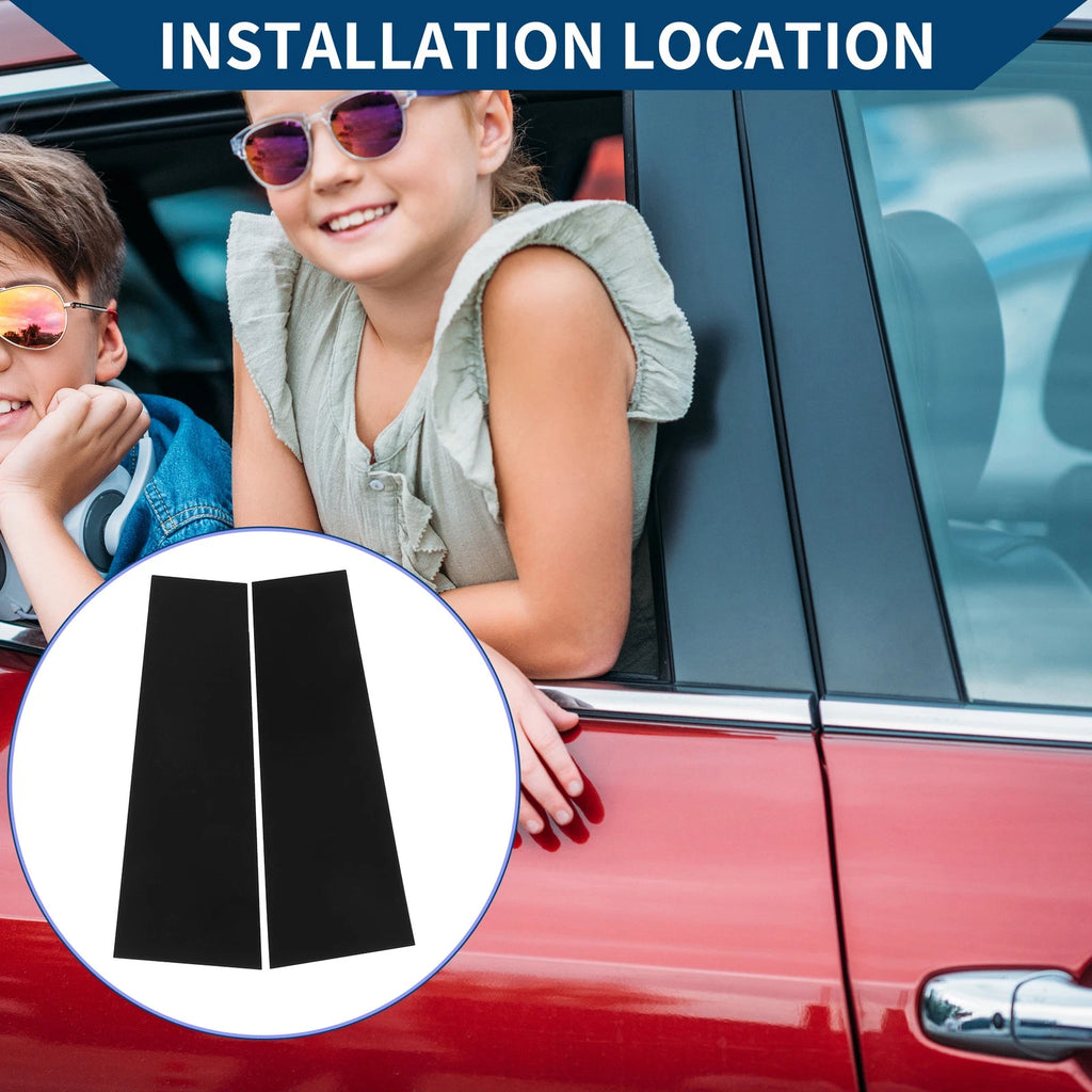 2 Pcs Pillar Window Trim Covers Front for Ford Bronco Offroad (2021–2022)