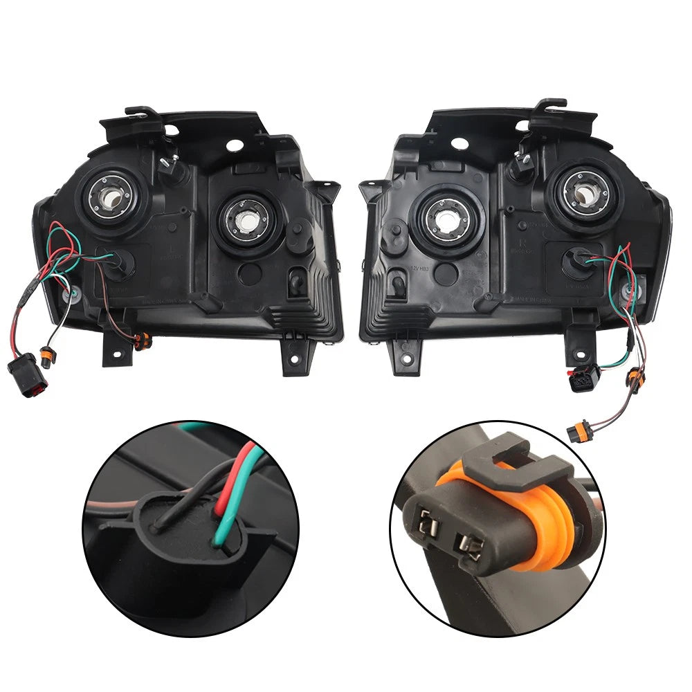 Headlamps Pair Left+Right for Jeep Grand Cherokee (2008–2010)