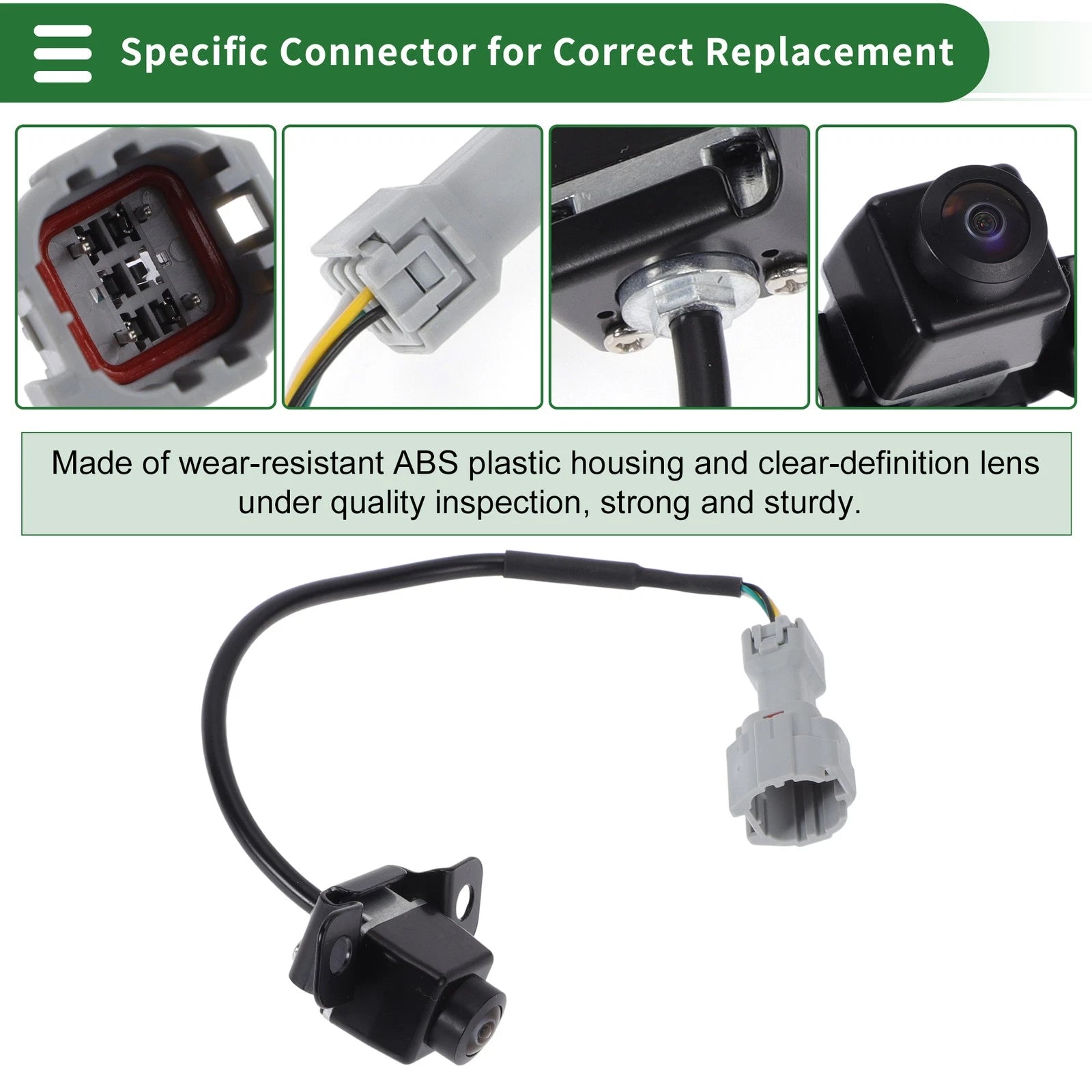 Rear View Camera for Hyundai Veloster (2012–2017) 120-180 Degree