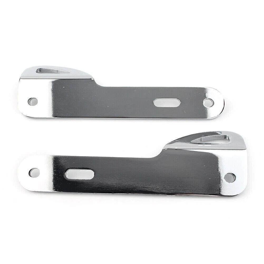 Chrome Trailer Hook Tie-Down Brackets Kit for Harley Touring