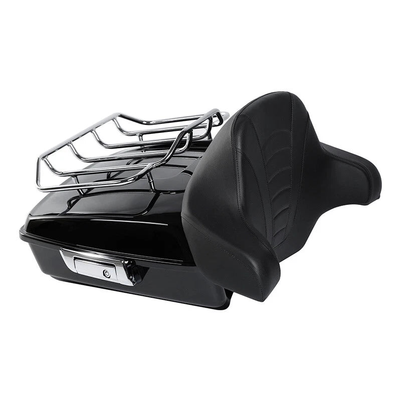 Quick Detach Chopped Trunk Backrest Mount for Harley Touring (2014–2026)