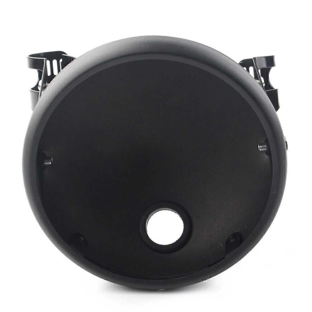 7-Inch LED Headlight Shell for Harley (Matte Black)