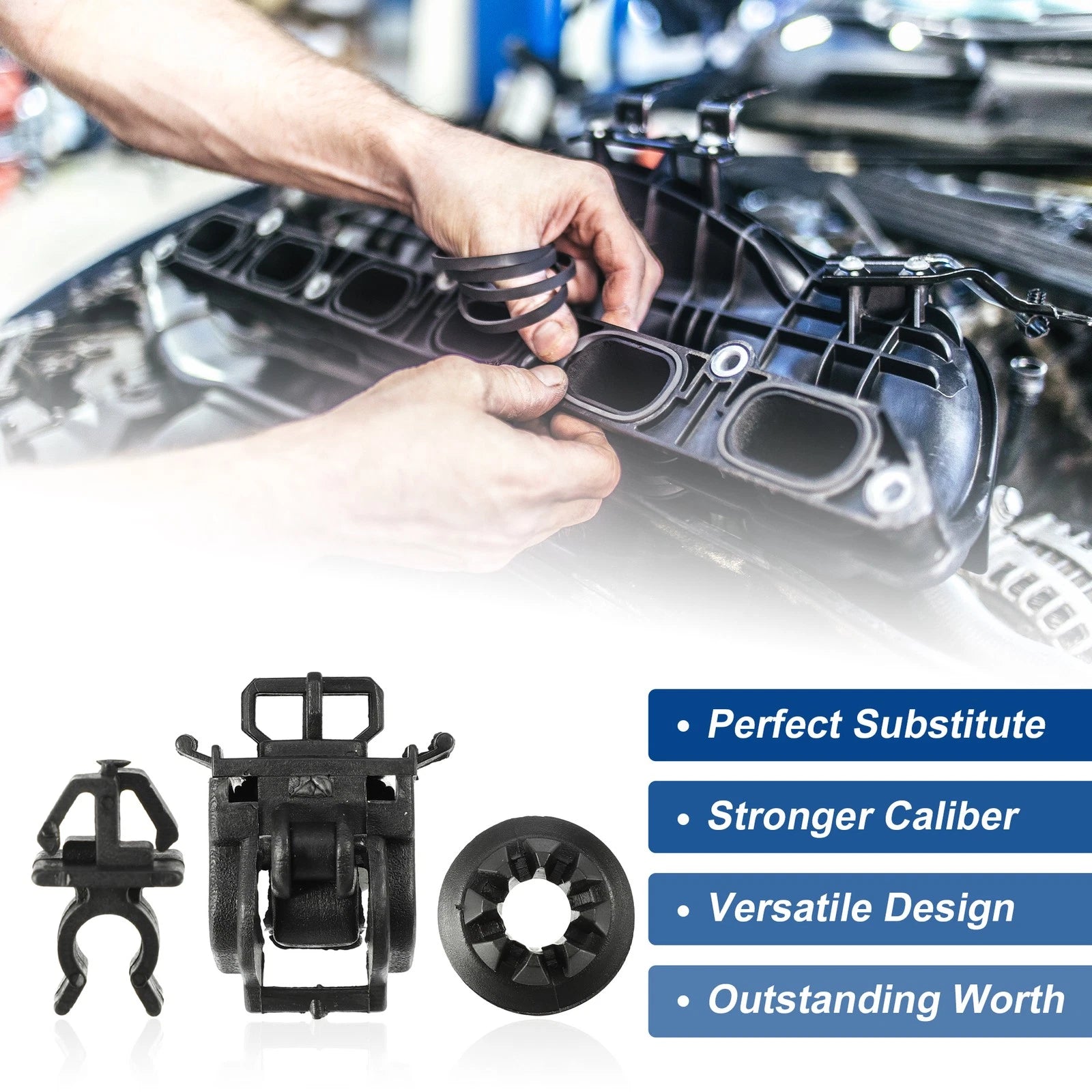 Hood Prop Rod Holder Set for Honda Prelude (1992–2001)