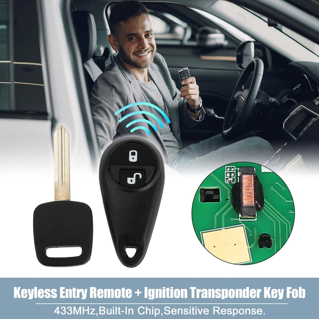 433MHz Keyless Entry Remote Start Key Fob for Subaru Forester (2014–2018)