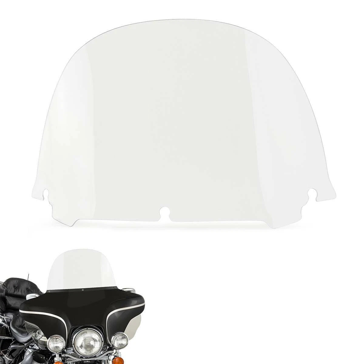 Smoke/Clear Windshield for Harley Electra Glide (2014–2024)
