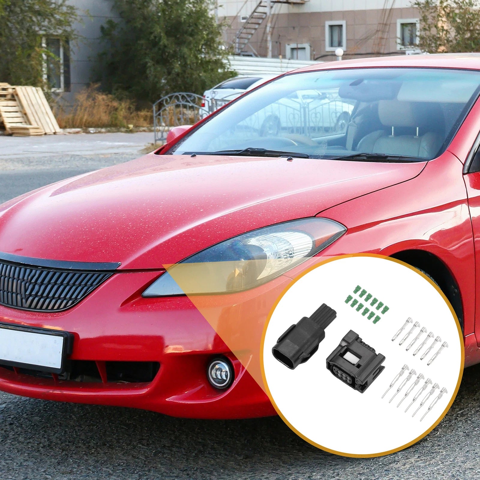 6 Pin Reversing Sensor Connector Plug for Toyota